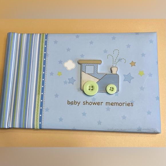 NWOT-set of 2 Carters Baby Books for Boy My Baby Book and Baby Shower Memories - Picture 5 of 7